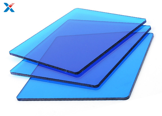Beli Lembar Atap Polikarbonat Perspex Transparan Blue Impact Resistance online manufacture