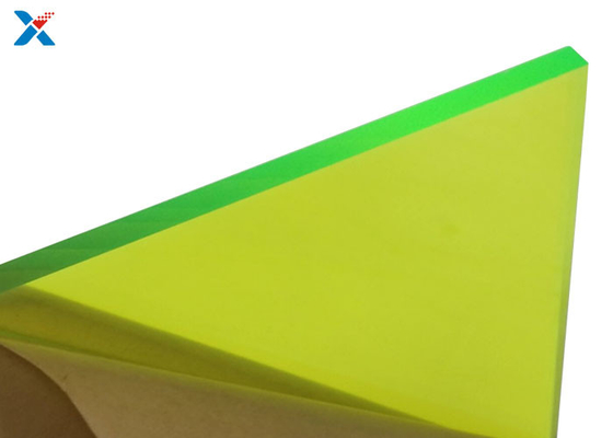 Beli Lembaran Akrilik Berwarna Hijau Fluorescent 3mm Papan Cor Atap Besar online manufacture