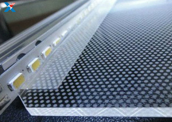 3mm Clear Acrylic Light Guide Plate Panel Lampu LED Tepi Kustom