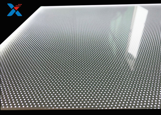 LED Light Edge Lit Acrylic Sheets Panduan Arah Hamburan
