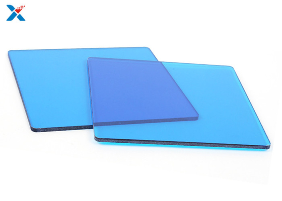 Lembar Atap Polikarbonat Perspex Transparan Blue Impact Resistance
