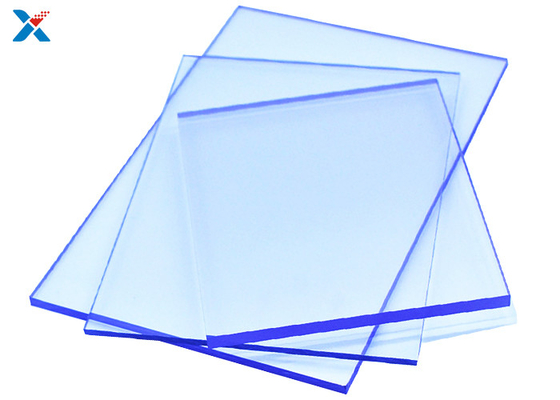 Lembar Atap Polikarbonat Perspex Transparan Blue Impact Resistance