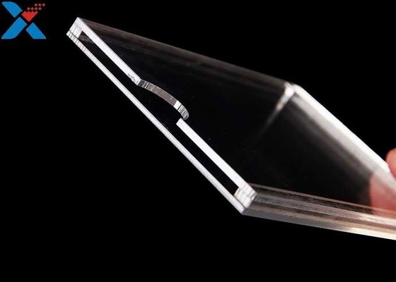 Lembar Display Akrilik Bening 1mm Horizontal Double Sided Poster Holder