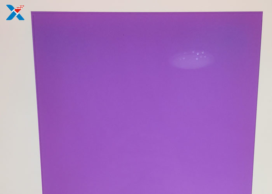 Lembaran Akrilik Plastik Plexiglass Ungu Plat Berwarna Dipotong Sesuai Ukuran