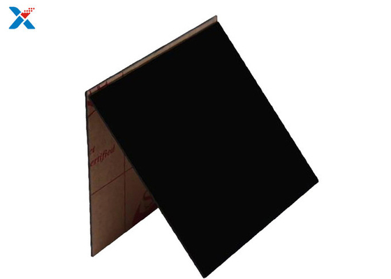 Black Matte 1mm Frosted Plastic Sheet Papan Plexiglass Dipotong Sesuai Ukuran