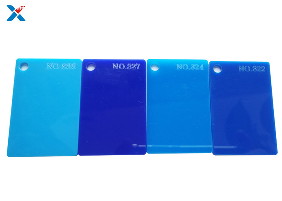 3mm Lembar Plexiglass Biru Besar Atap Berwarna Plastik Ekstrusi