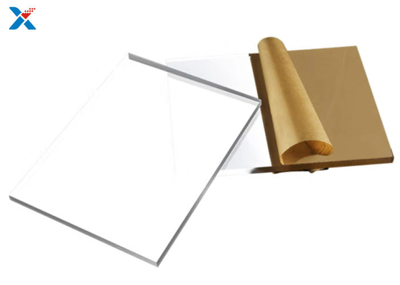 3mm Clear Acrylic Sheets UV Resistance Custom Cut Untuk Rak Display
