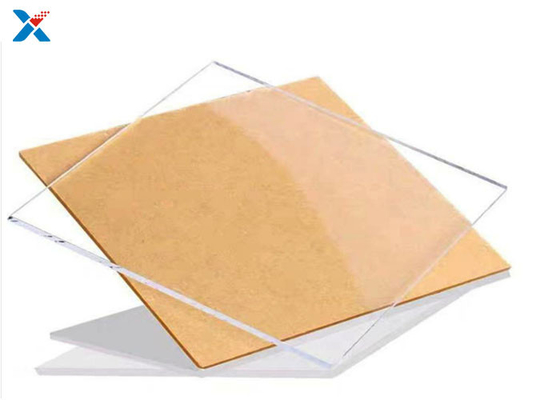 3mm Clear Acrylic Sheets UV Resistance Custom Cut Untuk Rak Display