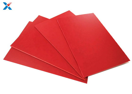ISO FCC Lembar Akrilik Berwarna Merah Extruded Plexiglass Board