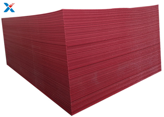 ISO FCC Lembar Akrilik Berwarna Merah Extruded Plexiglass Board