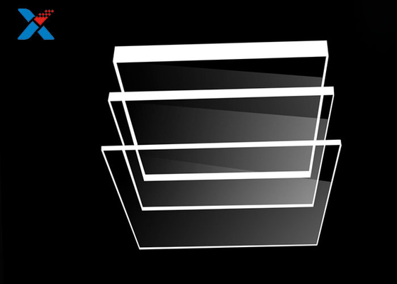 Atap Besar Dicor Perspex Clear Acrylic Sheets Pemotongan Laser Kustom