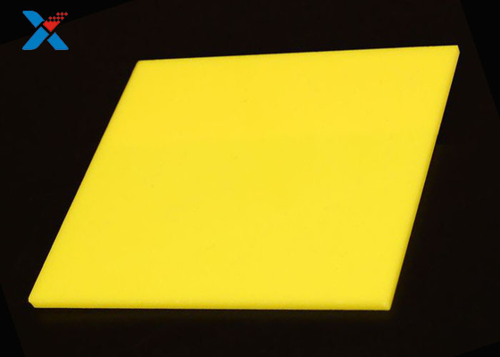 8x4 Lembar Akrilik Kuning Extruded Plexi Glass Board Dipotong Sesuai Ukuran