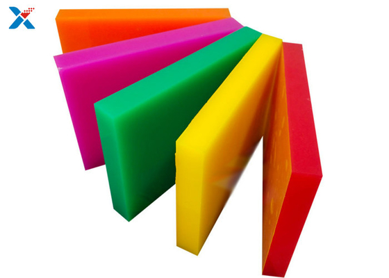 8x4 Lembar Akrilik Berwarna Oranye Cast Atap Besar Lucite Board