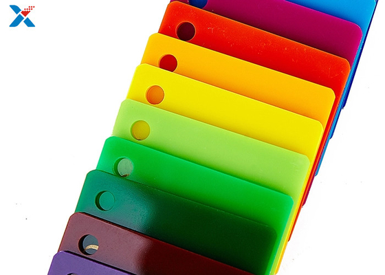 8x4 Lembar Akrilik Berwarna Oranye Cast Atap Besar Lucite Board