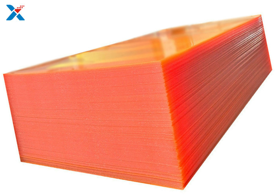 8x4 Lembar Akrilik Berwarna Oranye Cast Atap Besar Lucite Board
