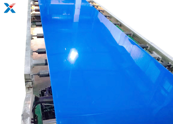 Panel Polimetil Metakrilat Berwarna Biru 2mm Tipis