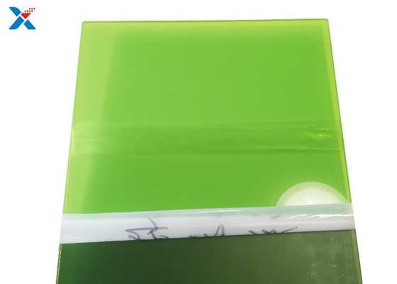 Lembaran Akrilik Berwarna Hijau Fluorescent 3mm Papan Cor Atap Besar