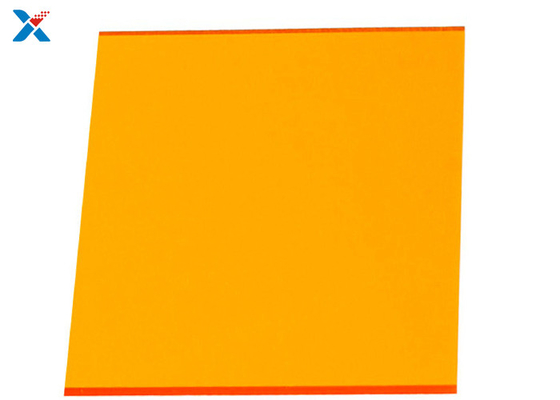 3mm Fluorescent Orange Acrylic Sheet Berwarna Panel PMMA Cast Besar