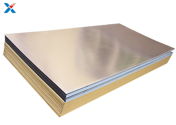 CE SGS ISO9001 Lembar Cermin Akrilik Rose Gold Pemotongan Disesuaikan