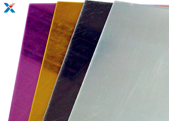 Panel Cermin Plastik Lembaran Akrilik Dekoratif Plexiglass Dilapisi Keras
